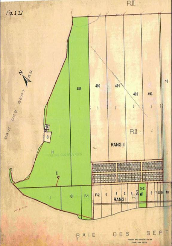 Plan of the 1925 reserve 

