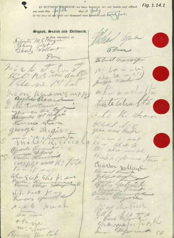 Image of the Privy Council report

Image showgin the list of voters from the  Rapport du Comité du Conseil privé, arrêté en conseil P.C. no 1465, 1er septembre 1925.
(Image prise de l'onglet 398B de la pièce P-44)