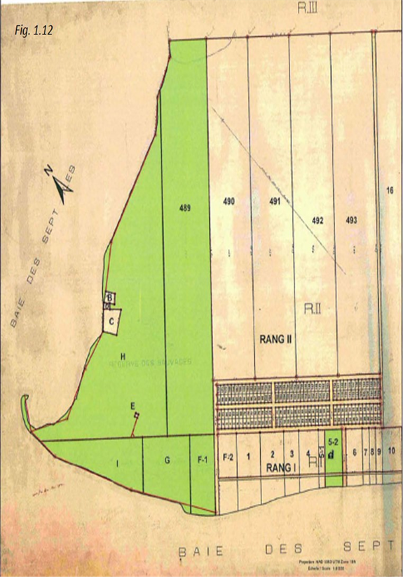 Titre : Carte de la réserve de 1925  - Description : Carte qui représente la réserve de 1925.